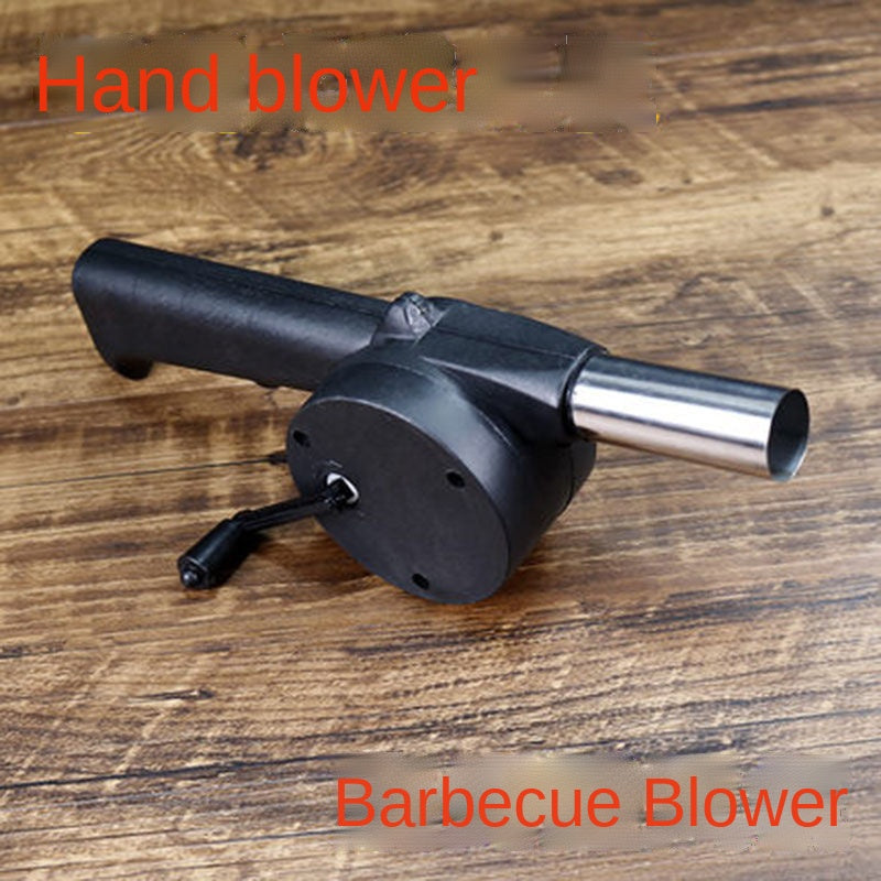 Portable Hand-Operated BBQ Blower