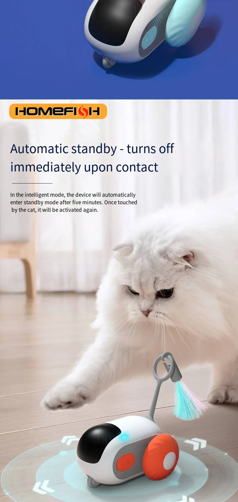 Interactive Pet Toy Car