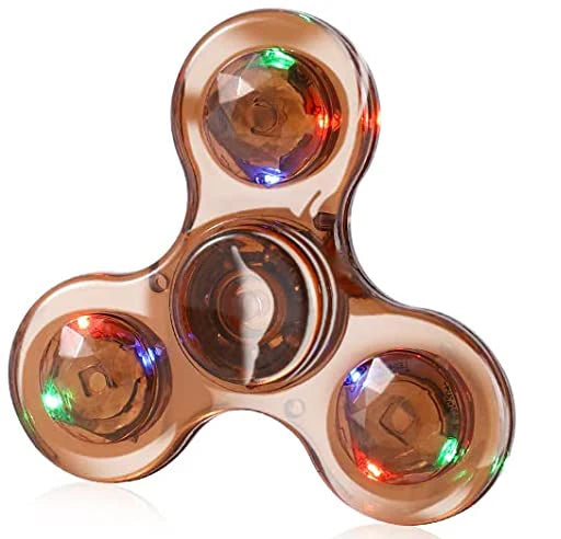 Crystal Luminous LED light Fidget Spinner