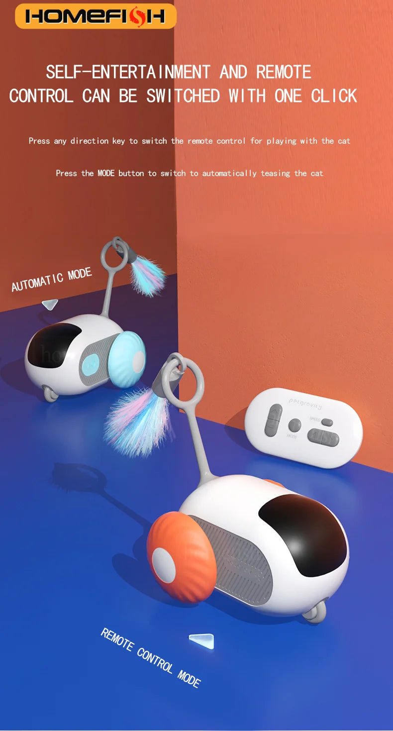 Interactive Pet Toy Car