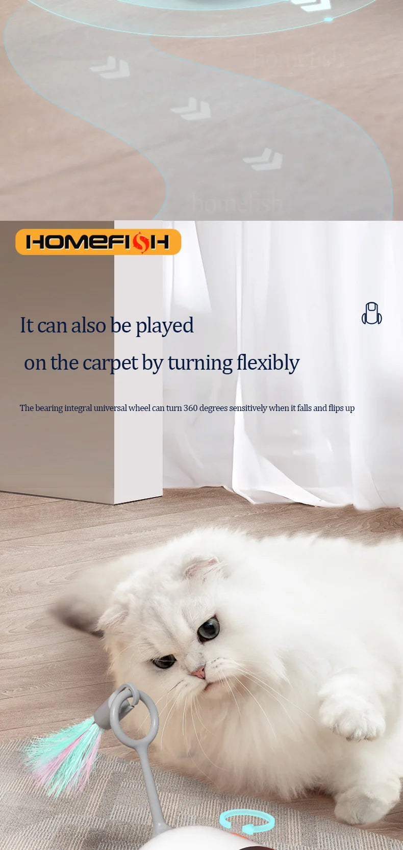 Interactive Pet Toy Car