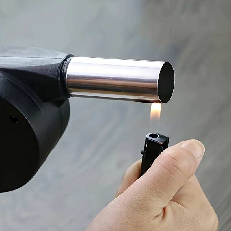 Portable Hand-Operated BBQ Blower