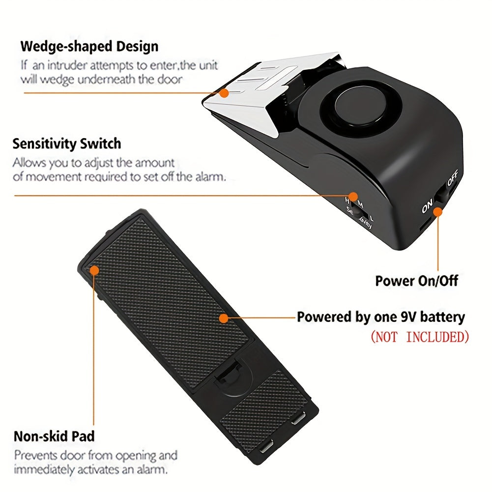 Portable Door Stop Alarm!