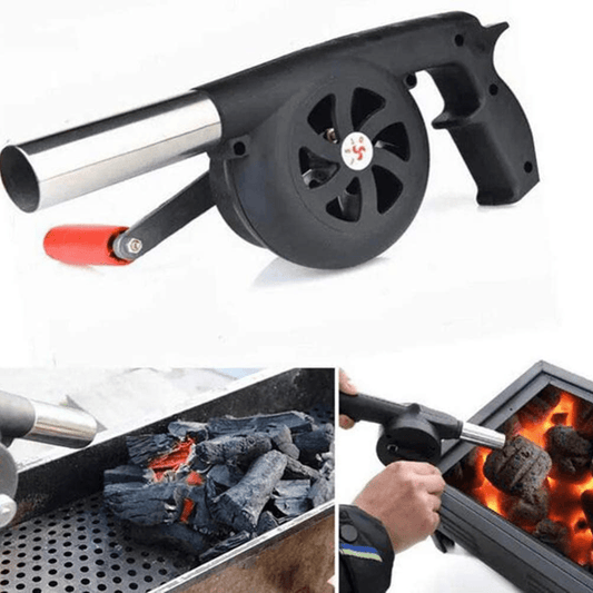 Portable Hand-Operated BBQ Blower